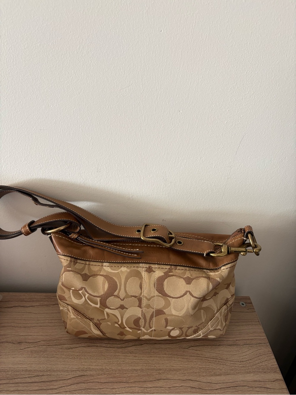 Coach Y2K #10379 Signature collection optic hobo Bag Purse